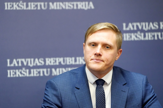 Iekšlietu ministrs Jānis Dombrava. Iekšlietu ministrs Jānis Dombrava.