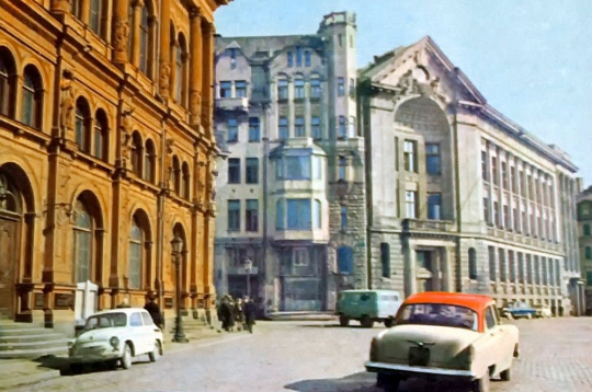 Skats uz Radiomāju 20. gs. 70. gados. Skats uz Radiomāju 20. gs. 70. gados.