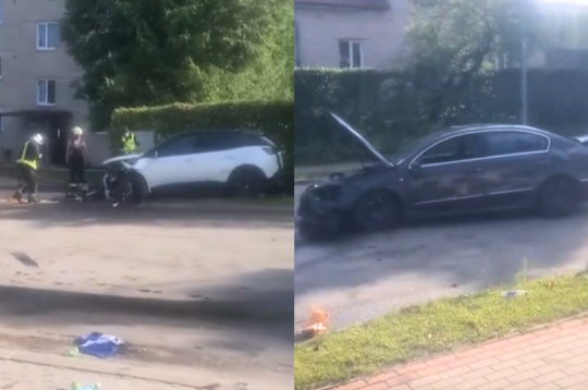 Autoavārija Madonā.