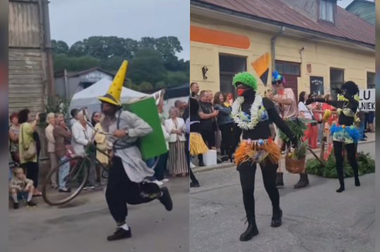 Sabiles Vīna svētku gājiens.