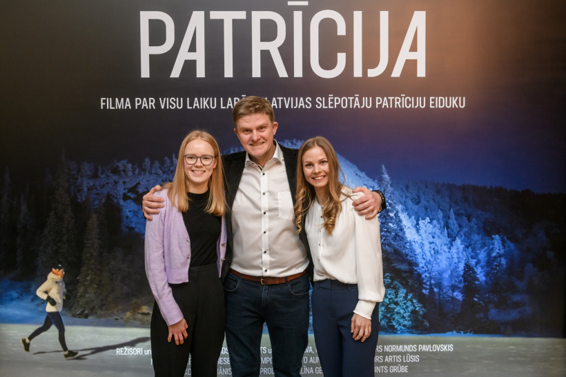 Pirmizrādi piedzīvo filma "Patrīcija" par Latvijas slēpotāju Patrīciju Eiduku.