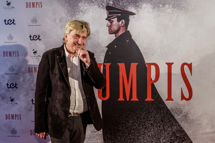 Andrejs Ēķis seriāla pirmizrādē.