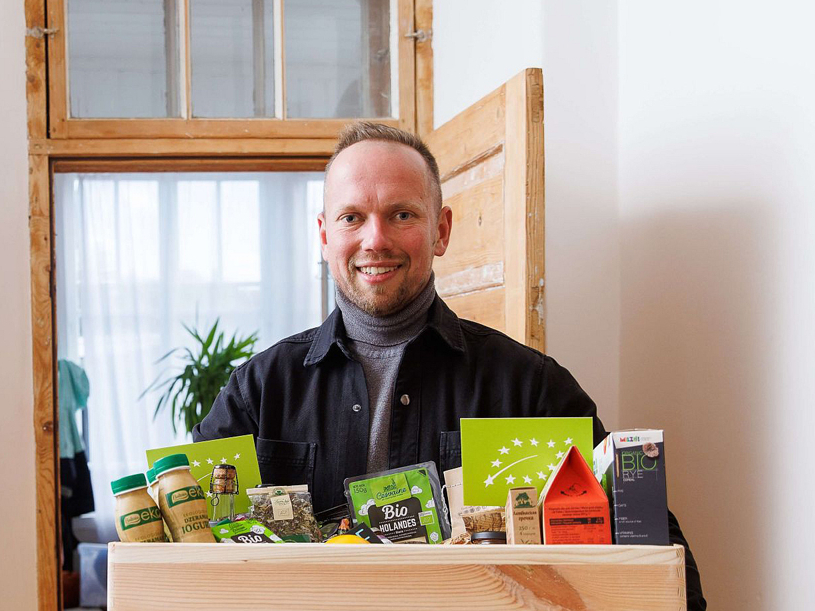 Raivis Bahšteins, Latvijas Bioloģiskās lauksaimniecības asociācijas valdes priekšsēdētājs.
