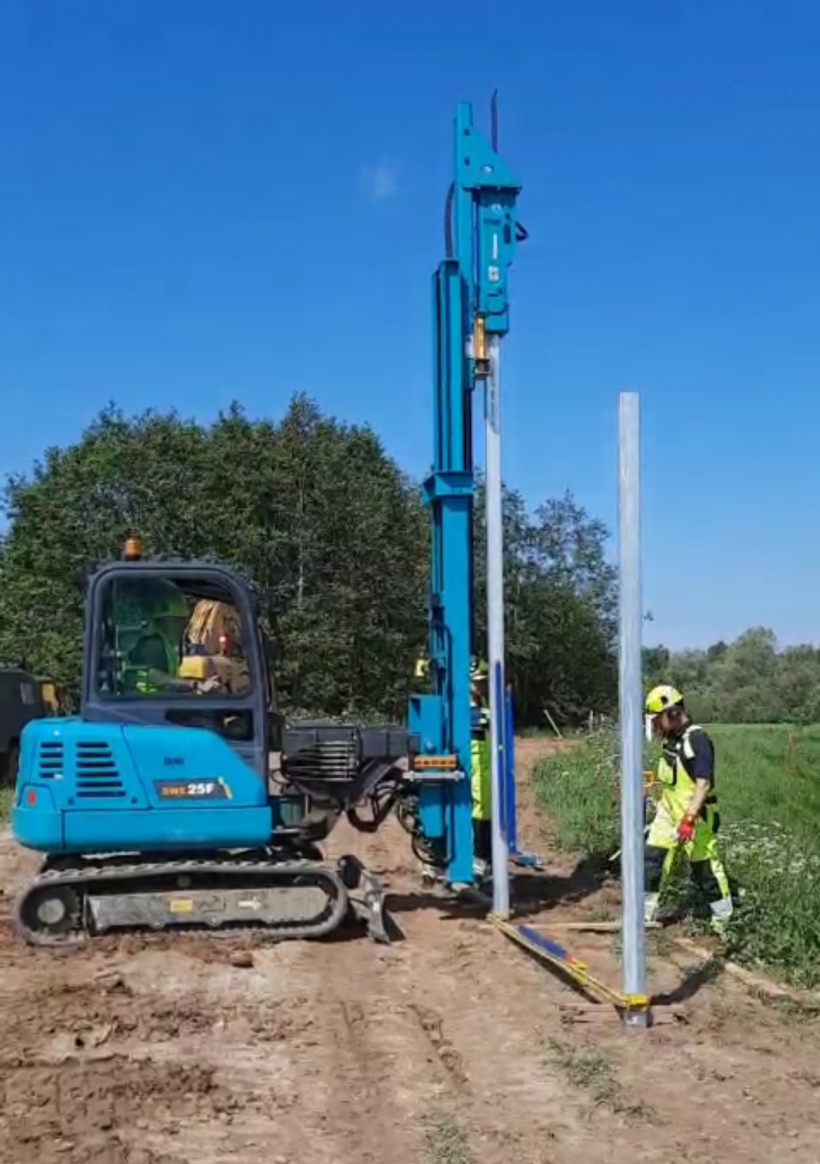 Uz Latvijas / Krievijas robežas tiek izbūvēts žogs.