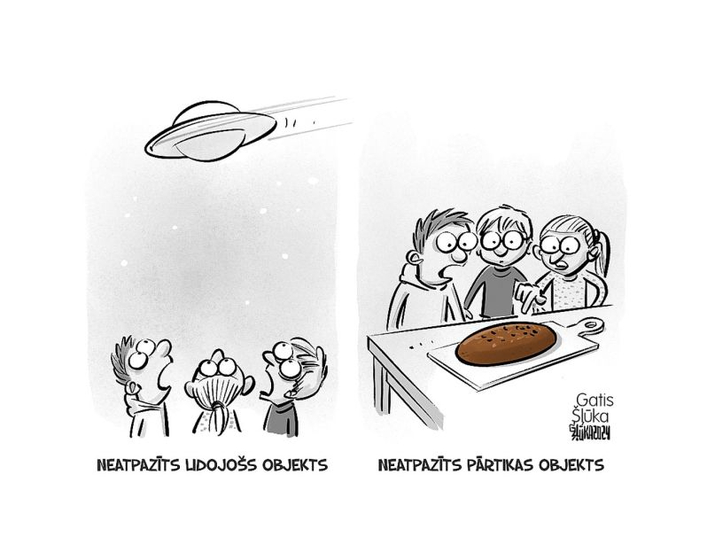 Zīmē Gatis Šļūka. Neatpazīts pārtikas objekts