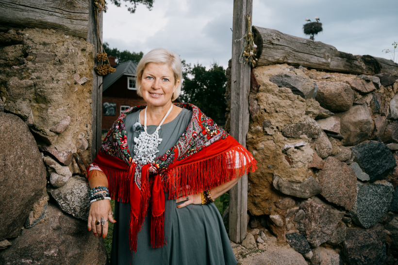 LTV raidījuma "Īstās latvju saimnieces" dalībniece Signe Ezeriņa.