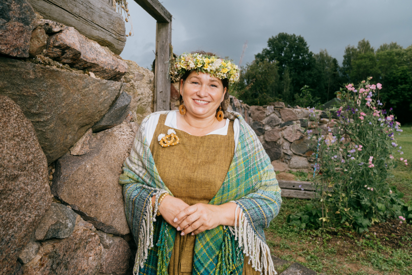 LTV raidījuma "Īstās latvju saimnieces" dalībniece Aiga Bitmane.