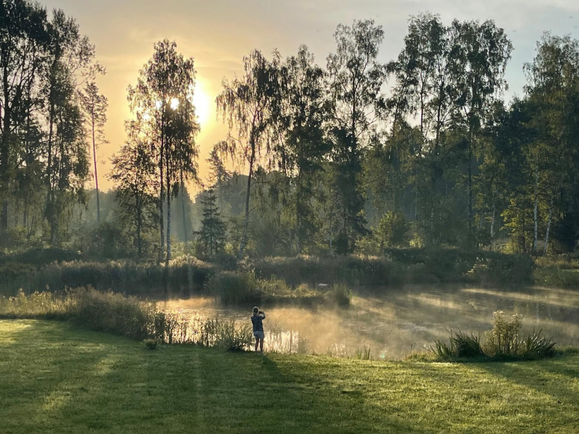 Lauku idillē Mārtiņa Šica zemē Krimuldā.