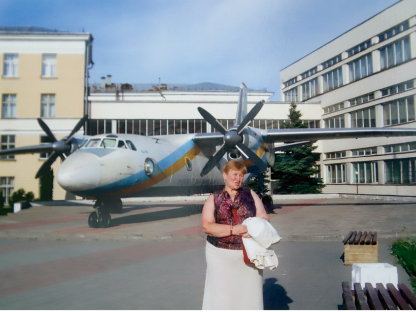 Šajā Kijivas Civilās aviācijas inženieru institūtā Lauma mācījusies sešus gadus. Fotografēts 2013. gadā.
