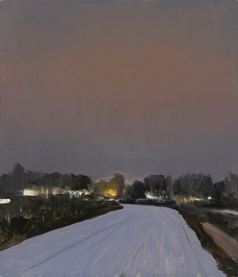 Andris Eglītis. "Iespējamā vieta". 2014, a., e., 150 x 110 cm.