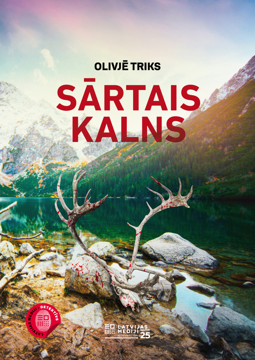 Olivjē Trika kriminālromāns "Sārtais kalns".
