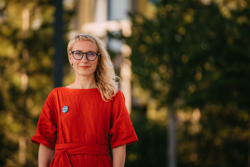 Biedrības "Riga TechGirls" vadītāja Anna Andersone.