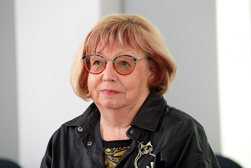Ināra Beļinkaja: "Tagad tādu pilsētu, kurās nav nevienas grāmatnīcas, Latvijā ir diezgan daudz."