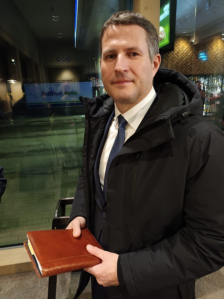 Ludzas novada domes priekšsēdētājs Edgars Mekšs.