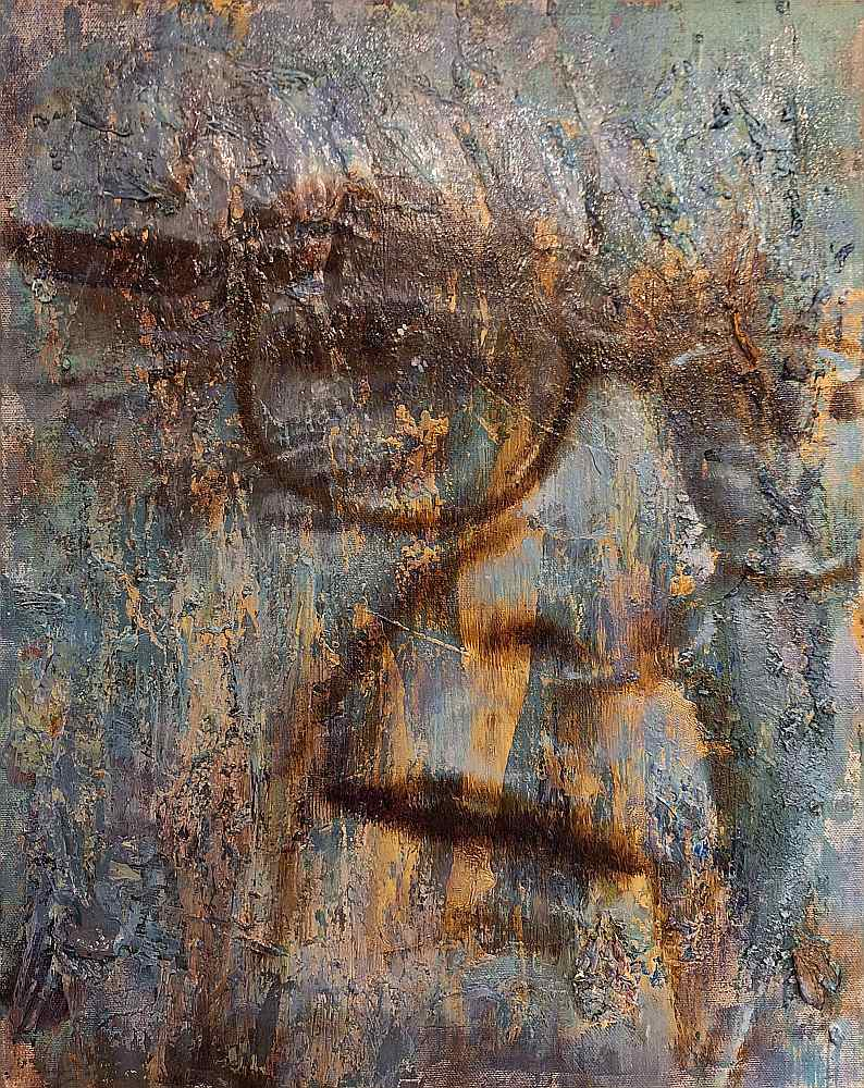 Ritums Ivanovs, "Palete/ Gerhards Rihters" (2024, a., e., 45 x 35).