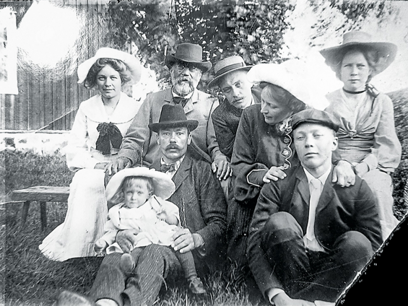 Forselu ģimene Nummelā, vadot 1905. gada vasaru.