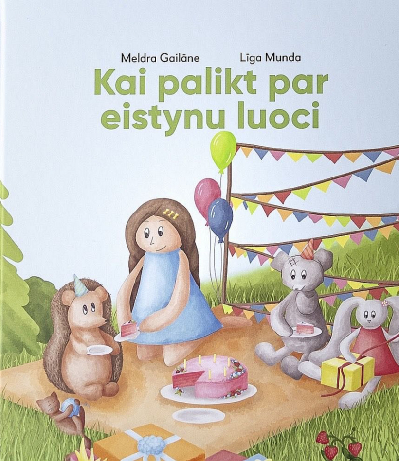 Meldras Gailānes nupat izdotā emociju pasaku grāmata latgaliešu valodā "Kai palikt par eistynu luoci".