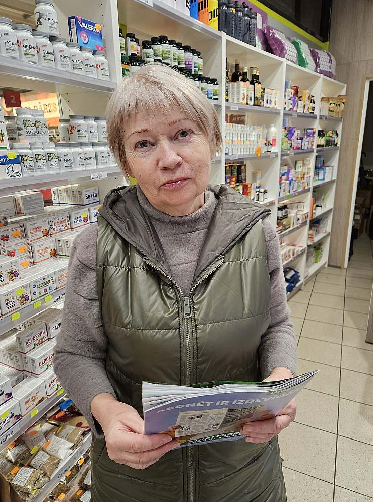 Olga Smirnova, jelgavniece, pārdevēja.