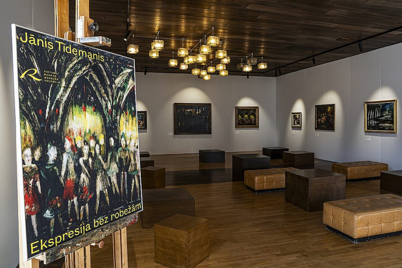 Izstāde "Jānis Tīdemanis. Ekspresija bez robežām" apskatāma Dailes teātrī.