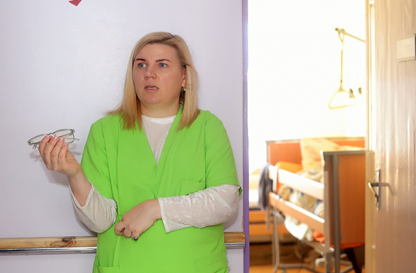 Inese Pētersone: "Ļoti strādājam pie aprūpes centra iemītnieku socializācijas."