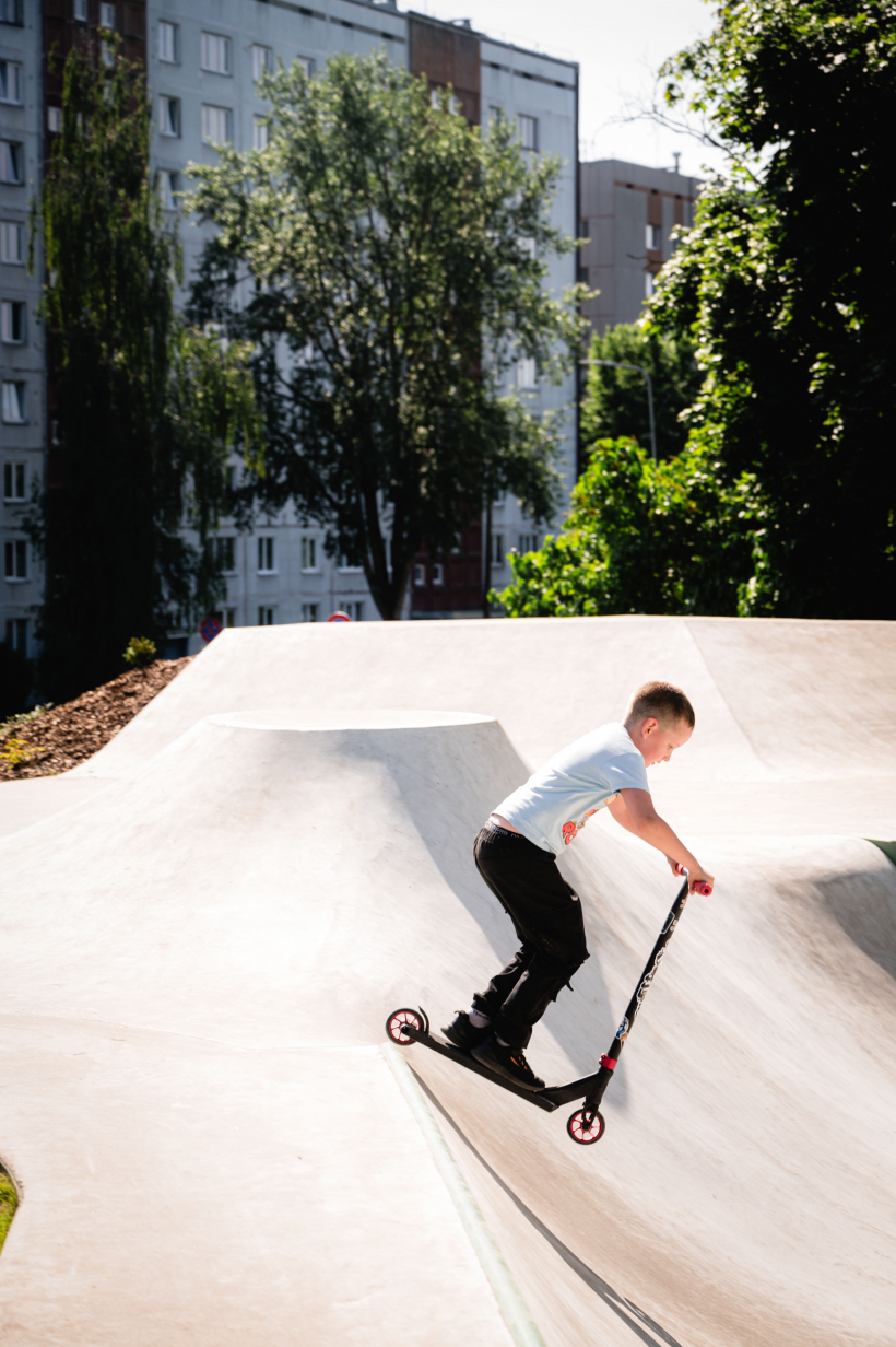 Skeitparks Vecmīlgrāvī.