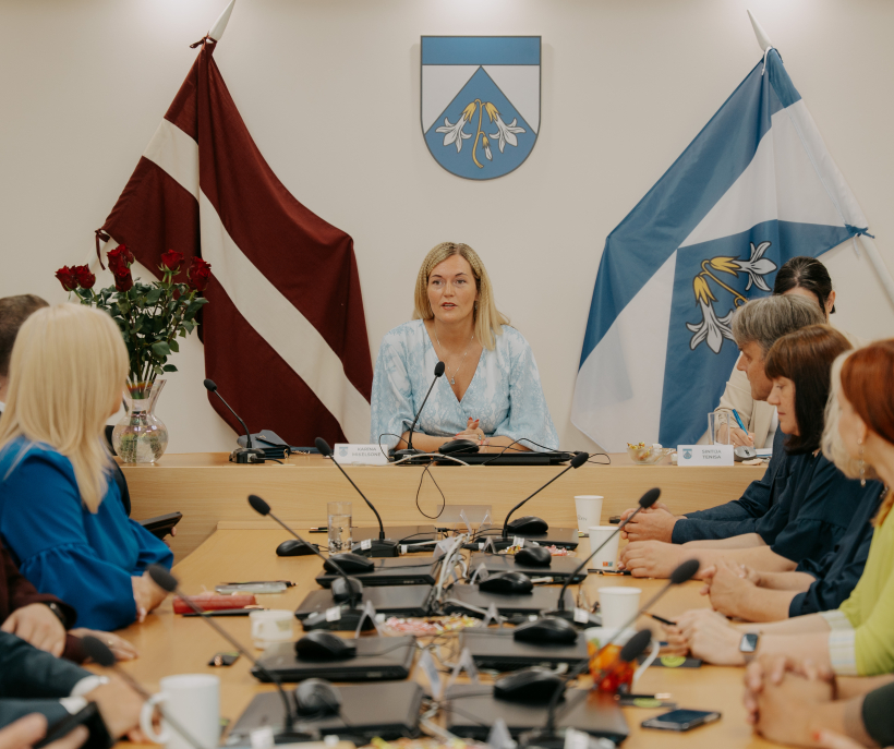 Ādažu novada domes priekšsēdētāja Karīna Miķelsone.