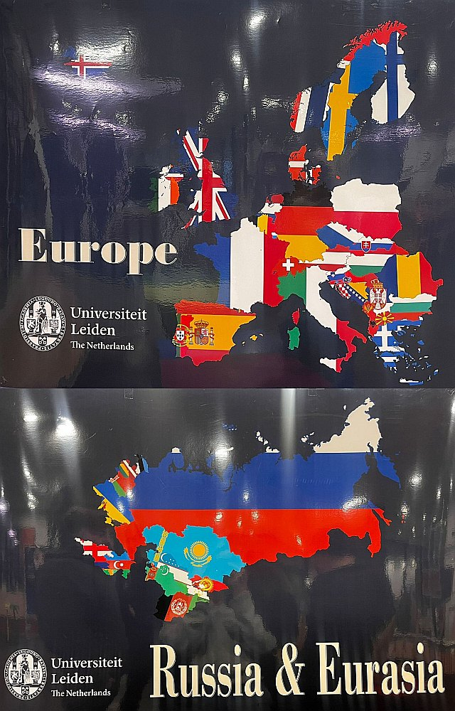 Leidenes Universitātē vēl nesen studenti varēja aplūkot Eiropas karti, kurā nav Baltijas valstu, jo tās "pievienotas" Krievijai un Eirāzijai. Tas parāda eiropiešu uzskatu sašķeltību, komentēja vēsturnieks Gatis Krūmiņš.