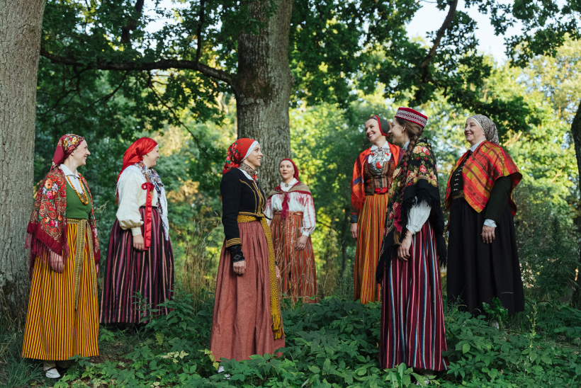 Tradicionālās dziedāšanas grupa "Saucējas".