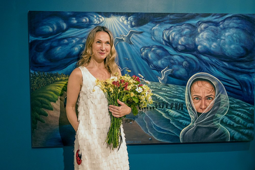 Māksliniece Ilze Raudiņa.