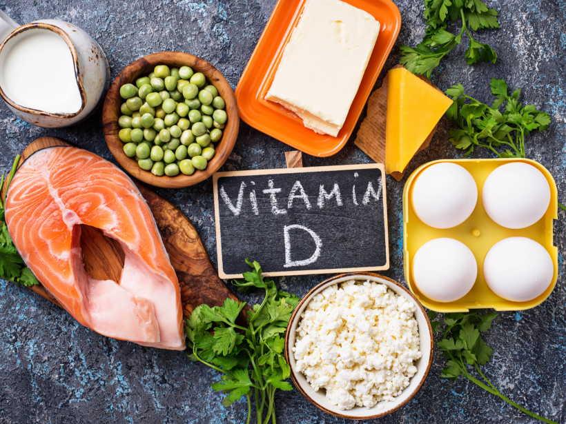 Ar D vitamīnu bagātie pārtikas produkti.