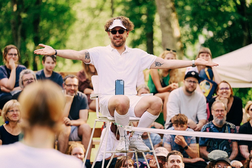Režisores Paulas Pļavnieces iestudējums "Marija un zibens".