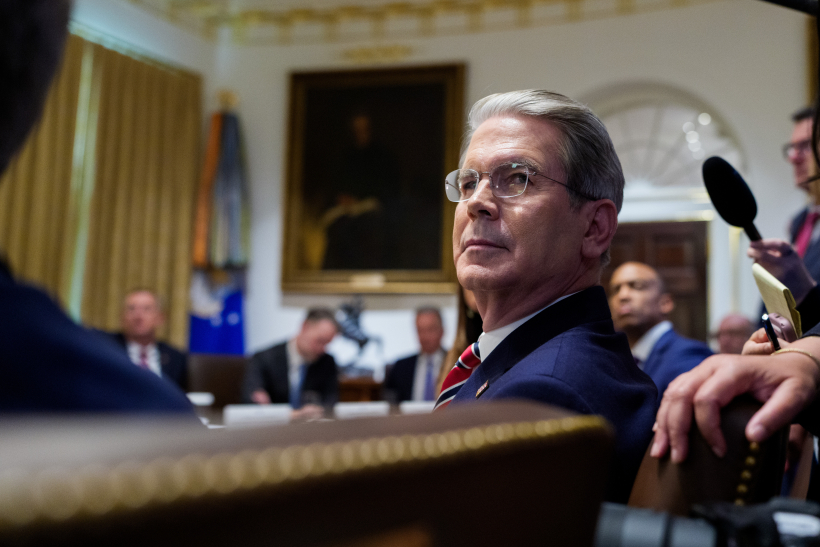 ASV finanšu ministrs Skots Besents (Scott Bessent).