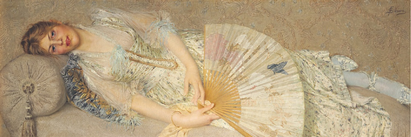 Filadelfo Simi Biče. "Perlamutra mirdzums". 1895. Piti pils Modernās mākslas galerijas kolekcija, Florence, Itālija.