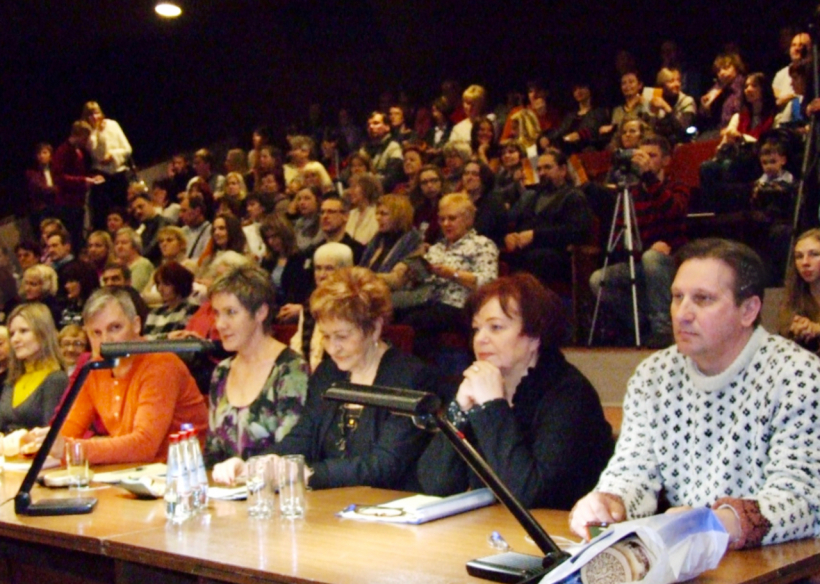 Ingrīda Edīte Saulīte. Jaunrades skates žūrijā, 2012. gads.