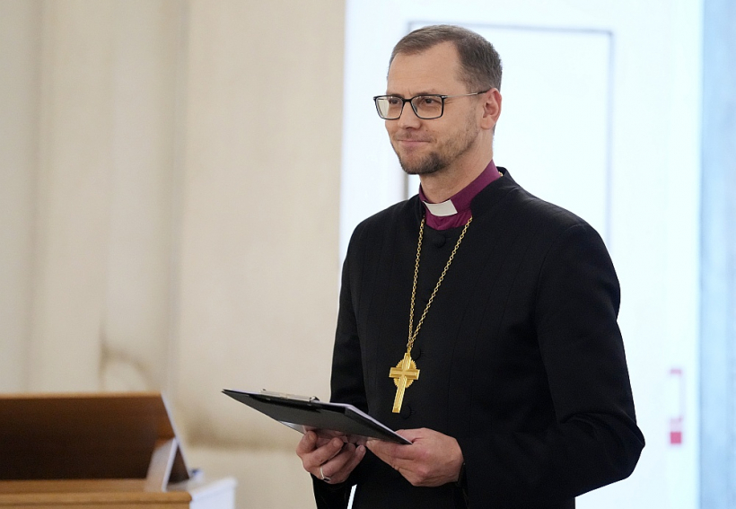 Latvijas Evaņģēliski luteriskās baznīcas arhibīskaps Rinalds Grants.