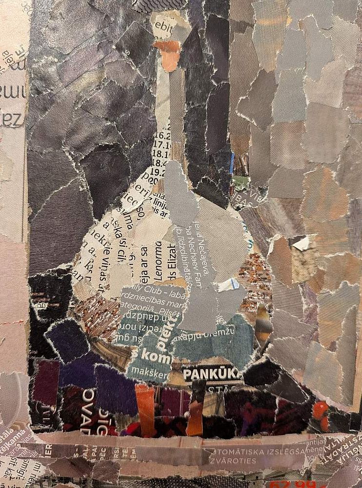 Andra Vikaiņa papīra glezna.