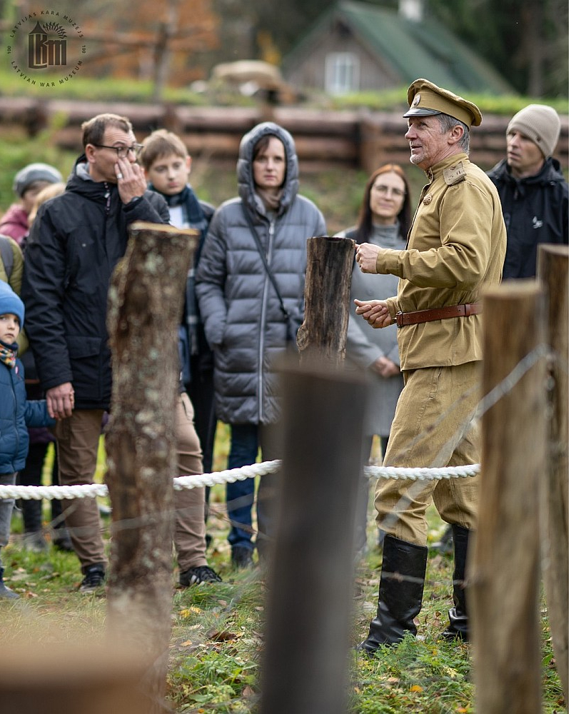 Brīvdabas ekspozīcija Ziemassvētku kauju muzejā apmeklētājiem piedāvā jaunas vēstures izzināšanas iespējas.