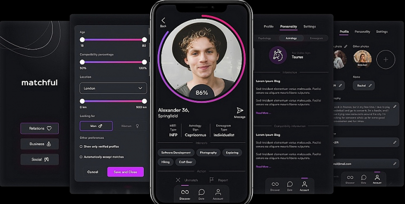 Jau pagājušā gada februārī "Matchful" veidotāji paziņoja, ka attīsta lietotnes darbību Eiropā un ka līdz 2024. gada rudenim tai plāno piesaistīt vismaz 100 tūkstošus reģistrētu lietotāju. Pēc uzņēmumā sniegtās informācijas pašlaik "Matchful" ir tikai ap 6000 lietotāju.