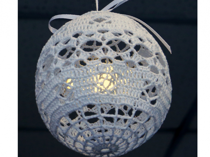 Izstādē "Baltie Ziemassvētki". 