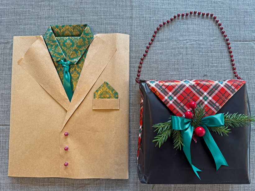 Iesaiņotās dāvanas.