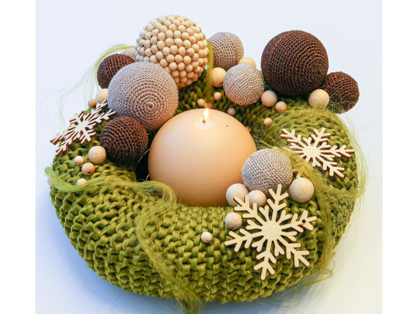 Adīts Adventes vainags.