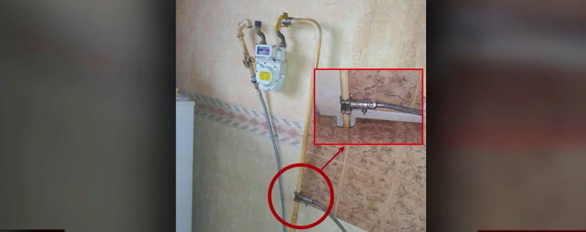 Nelegālais pieslēgums.