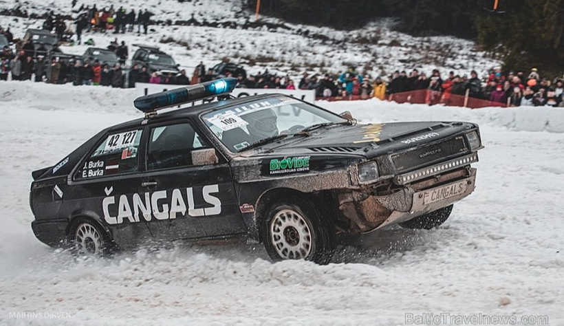 Arī šogad februāra sākumā Briežkalnā (Ērgļos) notiks aizraujošas auto amatieru sacensības – braukšana kalnā pa slēpošanas trasi.