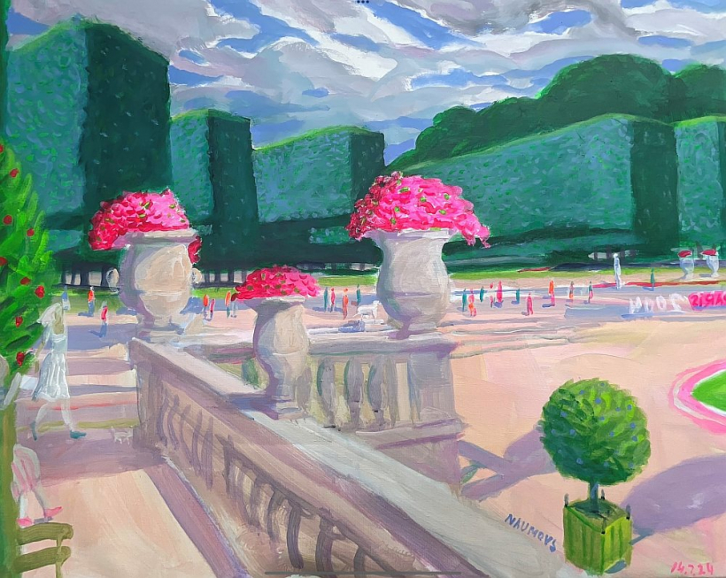 Izstāde "Mana Parīze" būs pirmā darbu skate, kurā vienviet redzamas tikai Alekseja Naumova gleznotās Parīzes ainavas.