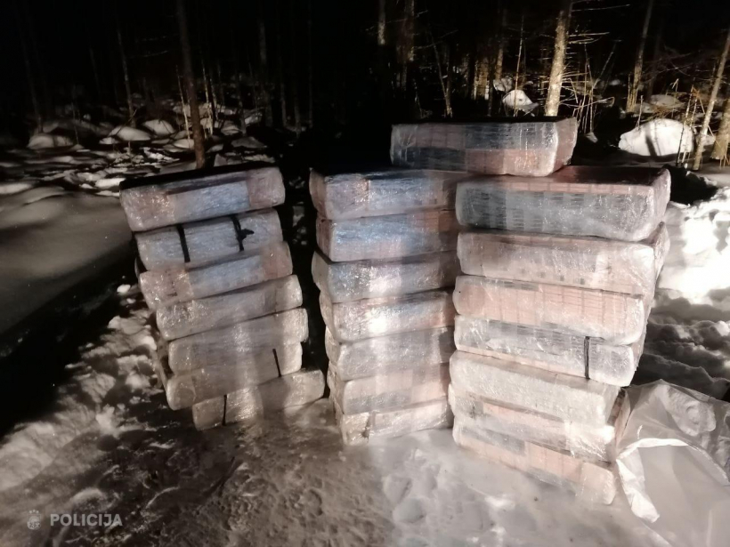 Likumsargi konstatē un izņem 110 000 cigarešu ar Baltkrievijas Republikas akcīzes markām.