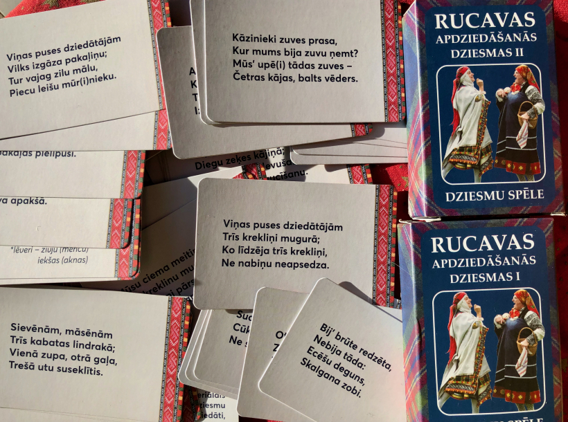 Rucavas apdziedāšanās dziesmas.