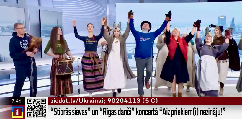 Saimnieču dancināšana LTV.