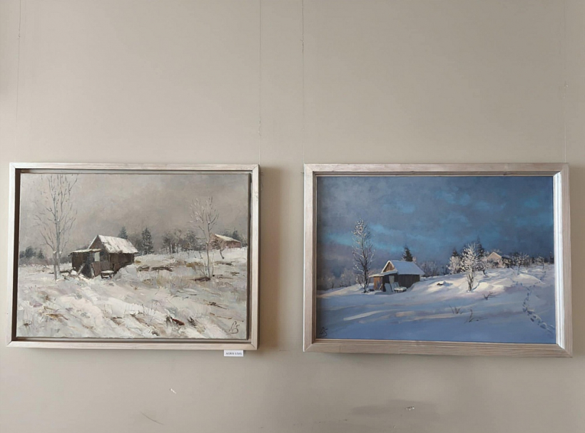 Madonas tēlotājmākslas studijas "Madona" izstāde "Ziema".