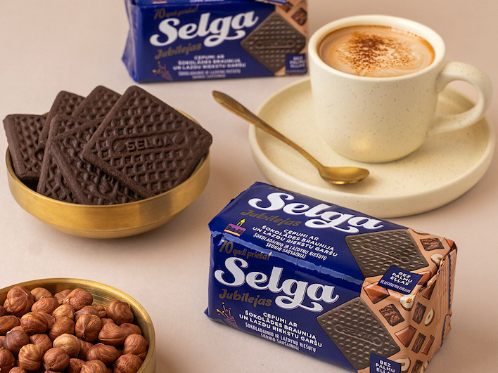 Jaunie cepumi ar braunija un lazdu riekstu garšu.