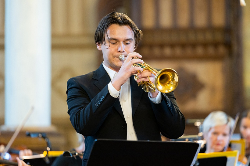 Mārtiņš Zujs: "Kopā ar kolēģiem Latvijas Nacionālajā simfoniskajā orķestrī esam ļoti, ļoti laba trompešu grupa, ļoti vēlētos, lai mēs būtu labākā grupa Eiropā."